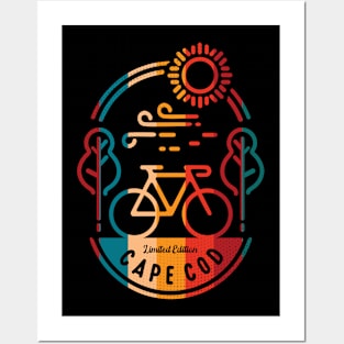 Retro Cape Cod Bike Trail Posters and Art
